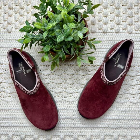 MERRELL Women's 8.5 Encore Adams Slip On Performance Shoe Raisin Suede Leather - Picture 10 of 12